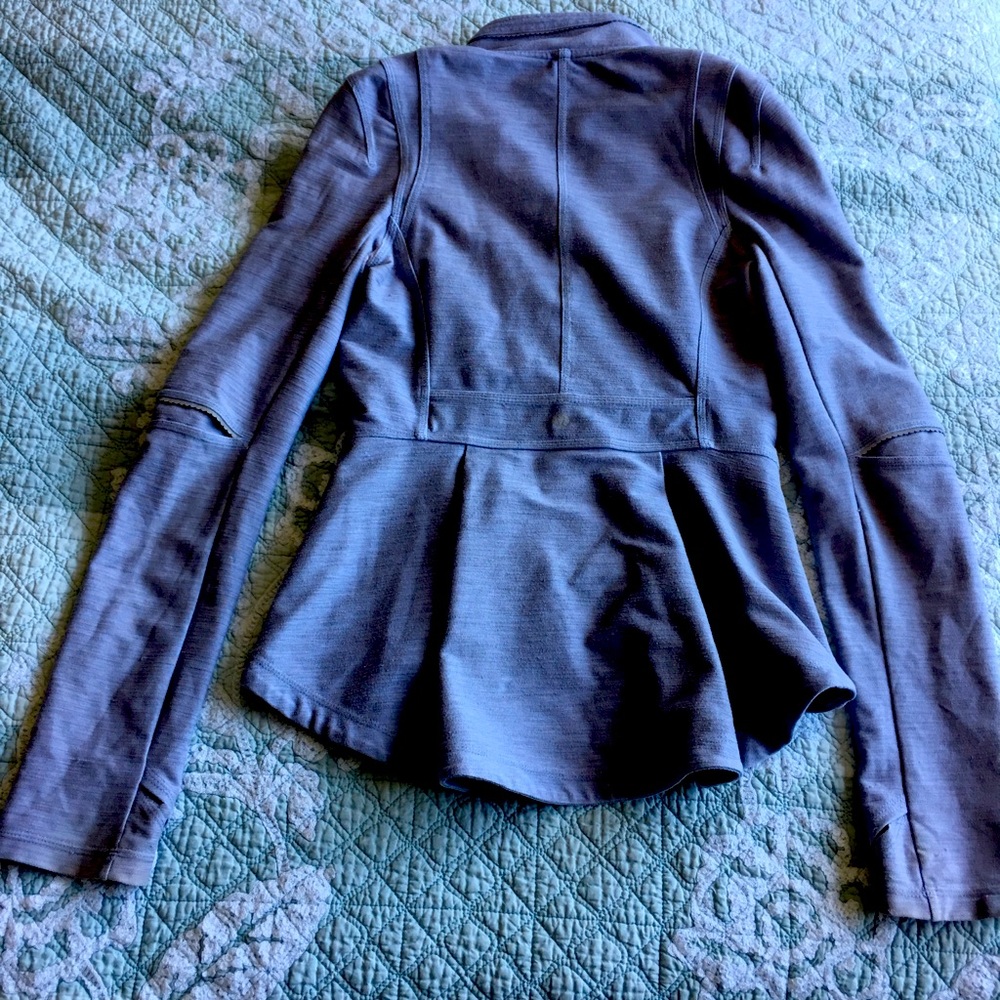 Lulu lemon light heather lilac riding jacket.